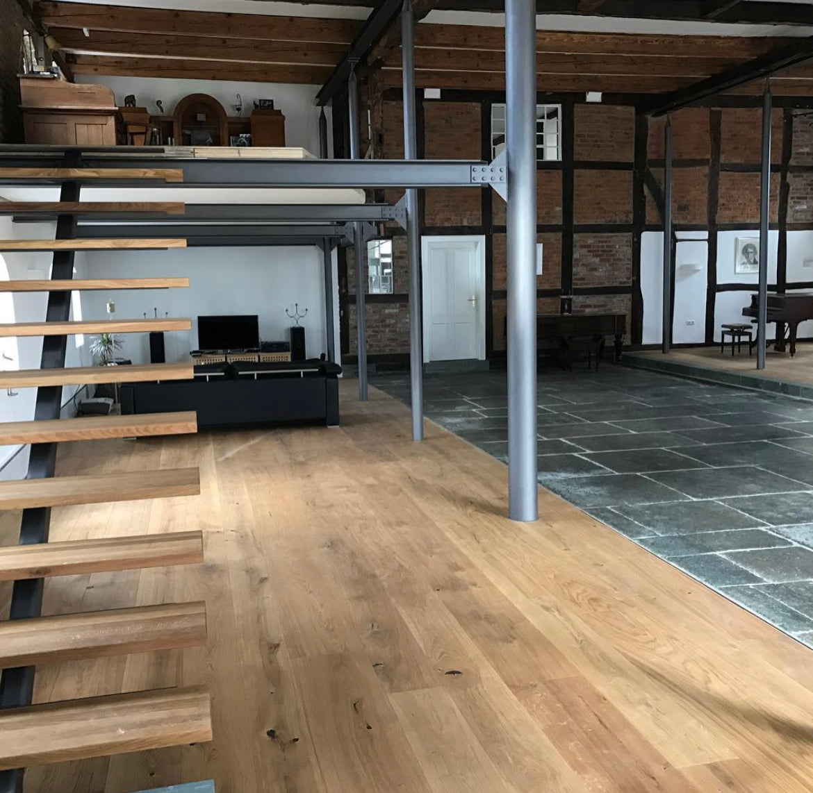 Engineered wood flooring