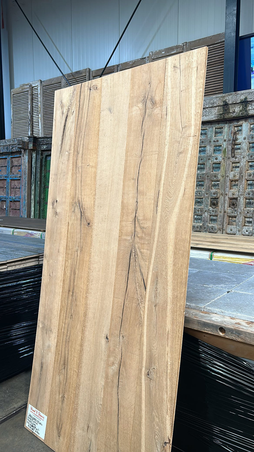 Antique reclaimed oak flooring