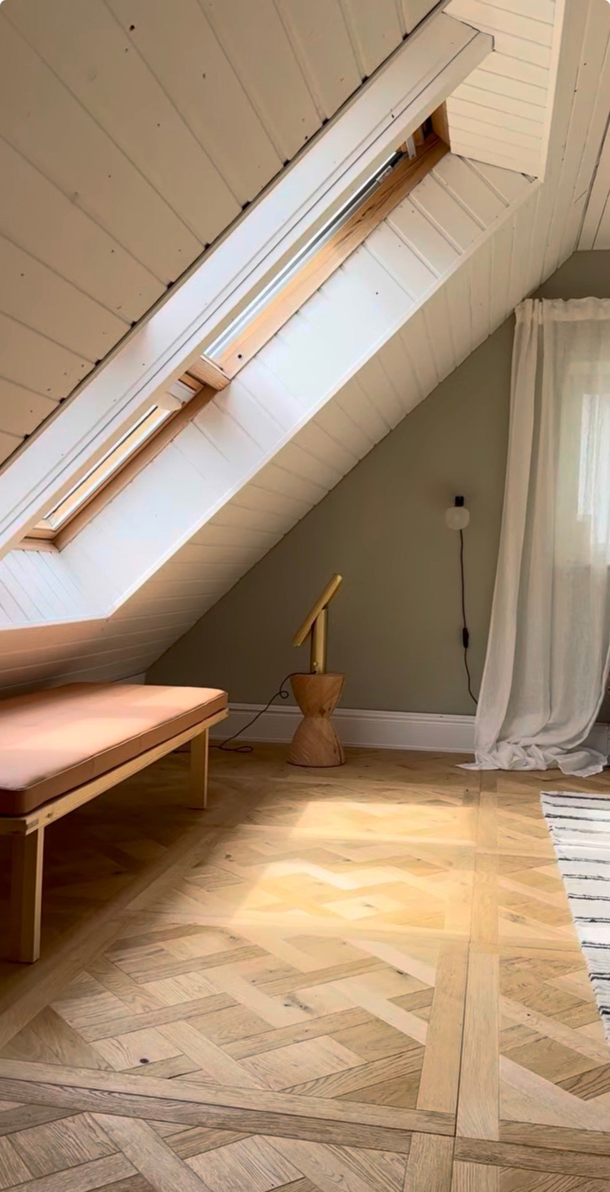 Historic Versailles parquet wood floor with refined detailing
