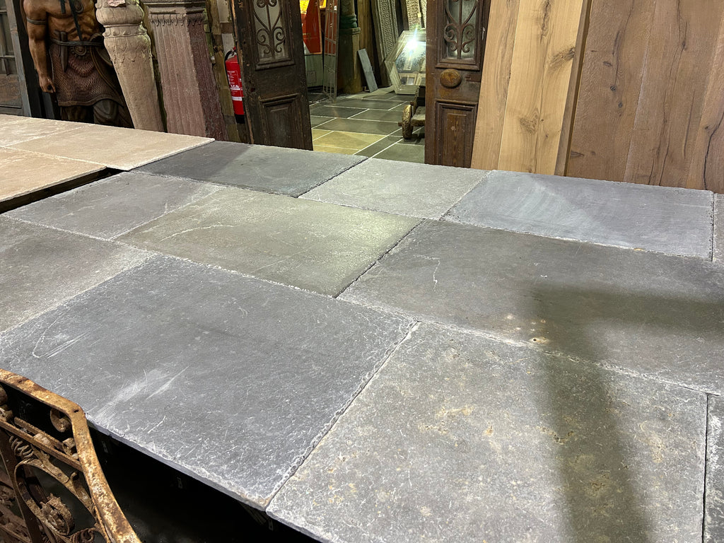 Antique grey stone flooring 