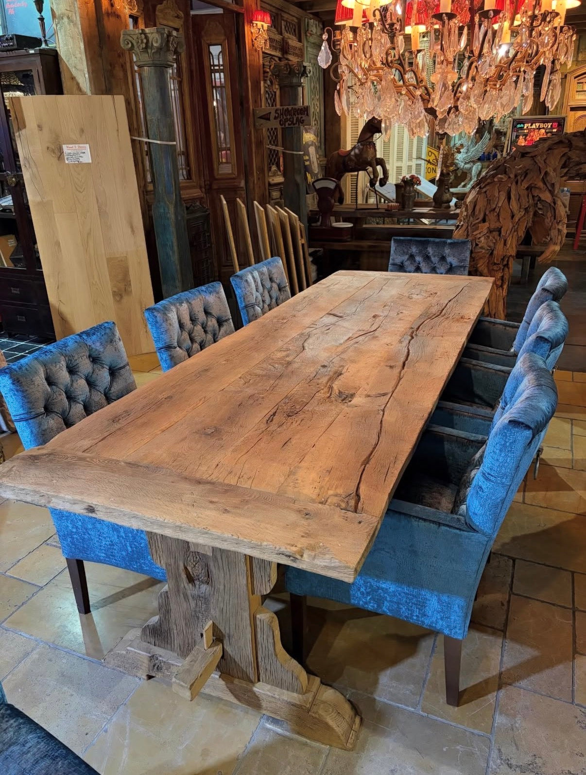 Unique Antique oak table