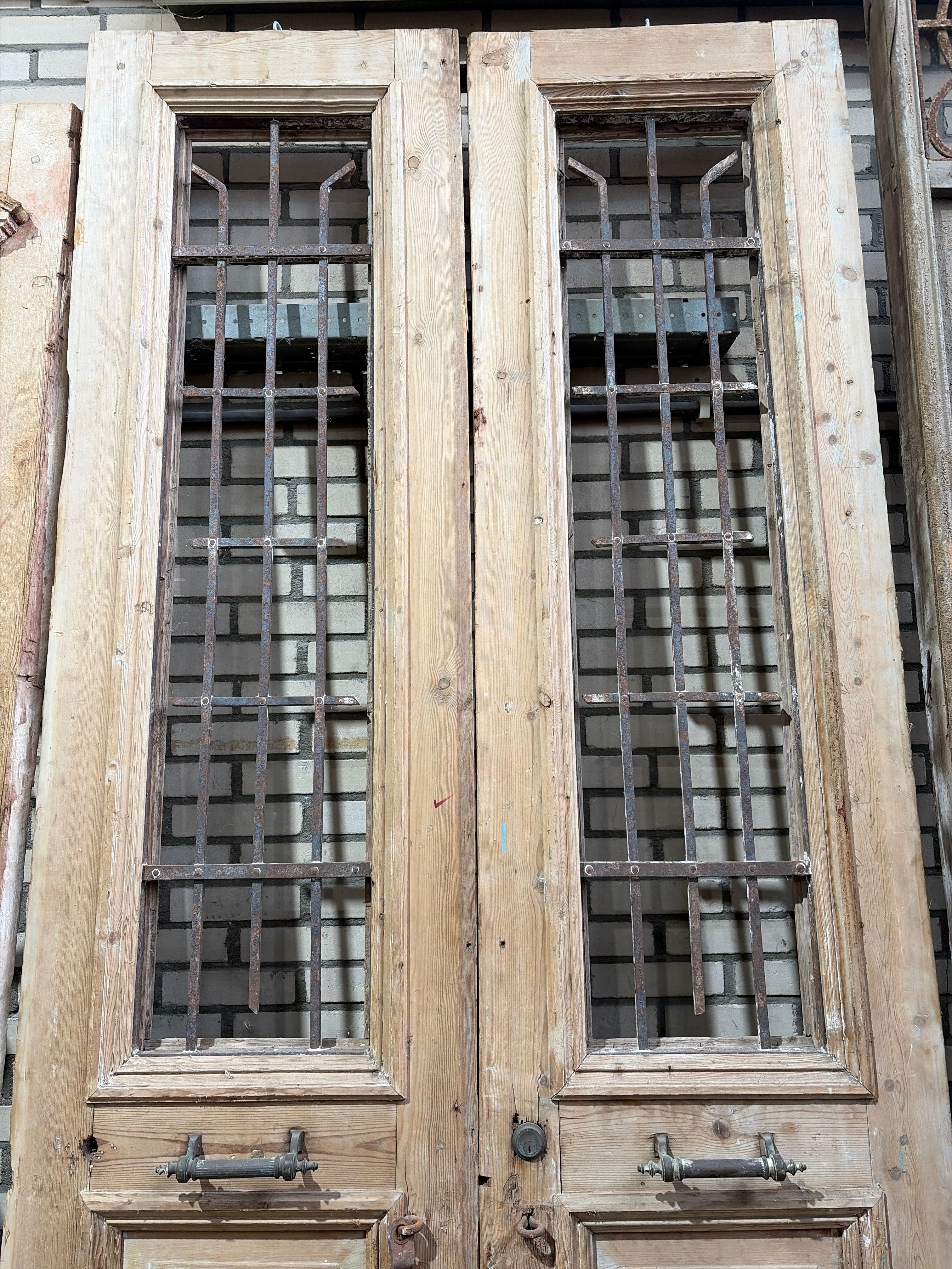 Antique Wooden Door – Original Historic Entrance, 120x275cm