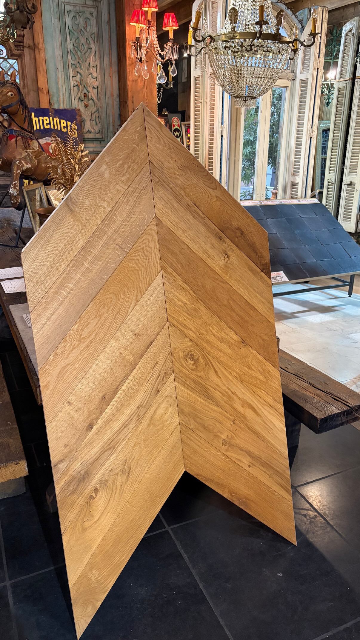 Chevron French Herringbone Oak Flooring – Natural Oiled, Pre-Oiled & Ready to Install