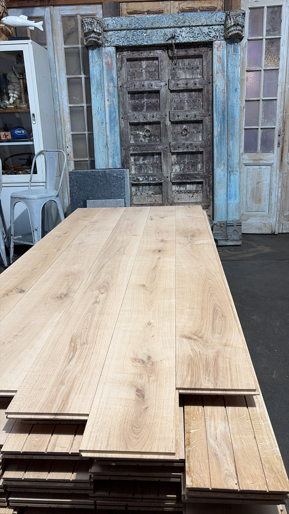 Hardwood oak flooring 