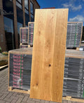 Extra wide oak parquet flooring with natural oil finish, ready to install and suitable for underfloor heating
