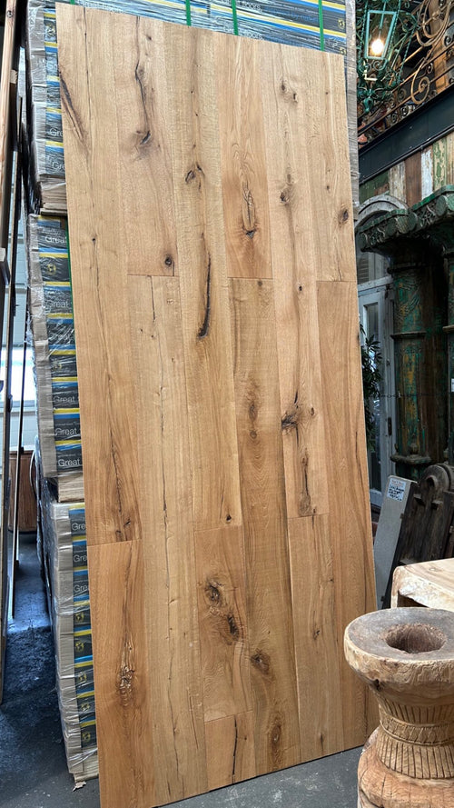 Oak flooring antique brushed engineered wood 