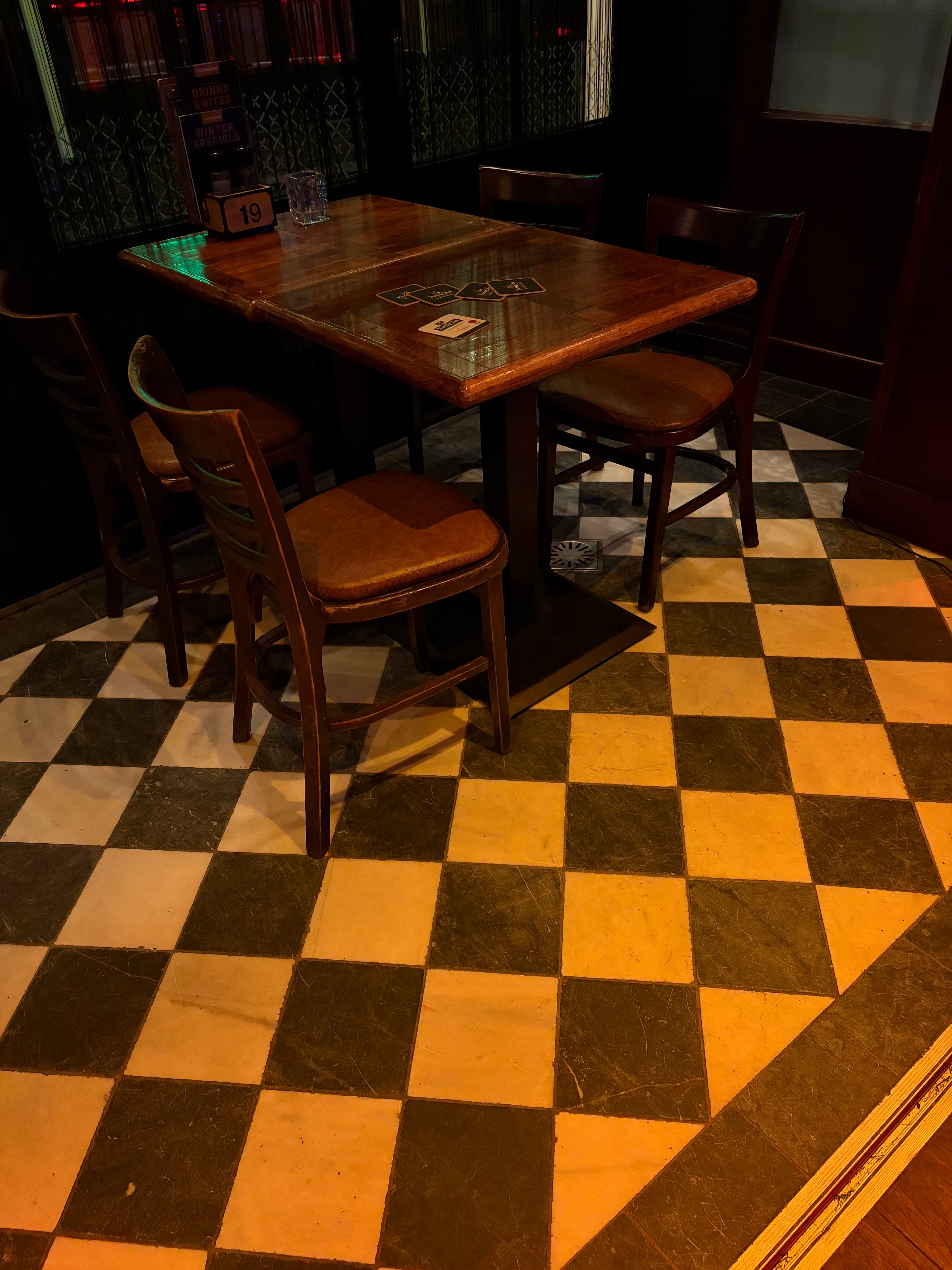 Antique Aged Marble & Limestone Checkerboard Tiles – Timeless Natural Stone Flooring